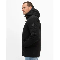 Falcon Boris softshell winterjas heren black