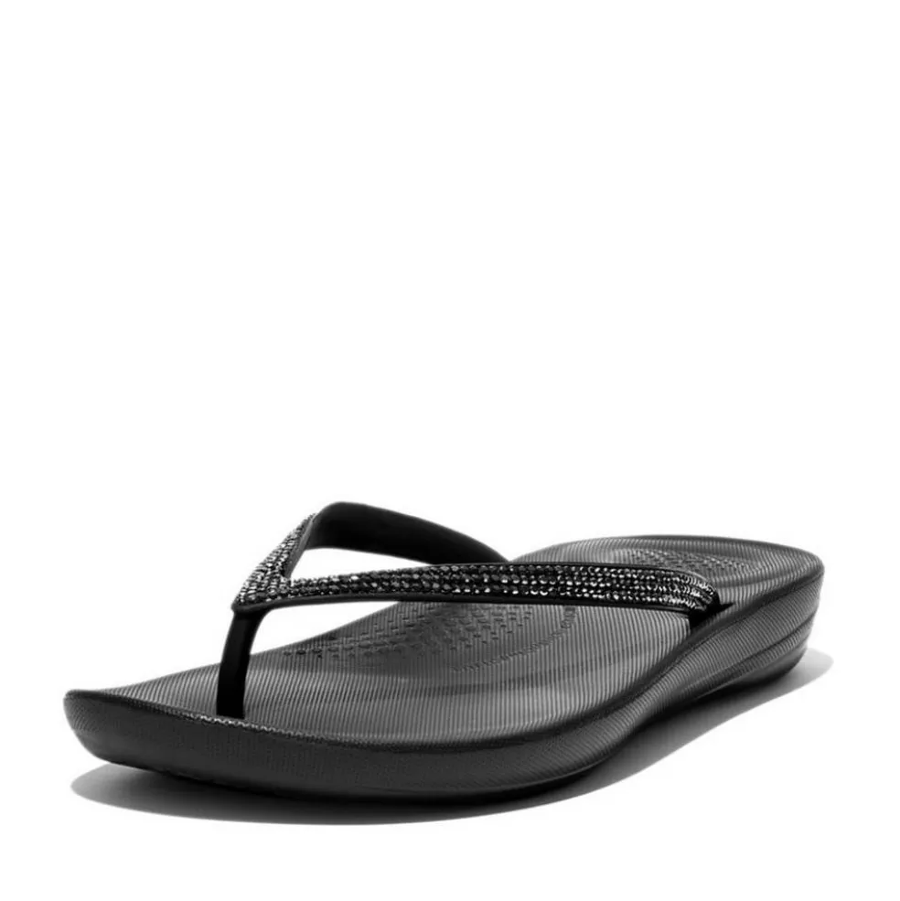 Fitflop iQushion Sparkle slippers dames black