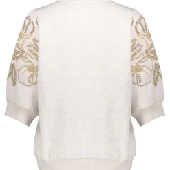 Geisha sweater dames beige melange