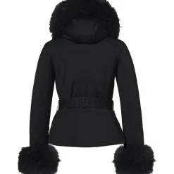 Goldbergh GISELLE FAUX softshell winterjas dames black