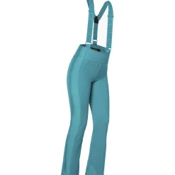 Goldbergh HIGH END softshell salopette skibroek dames turchese