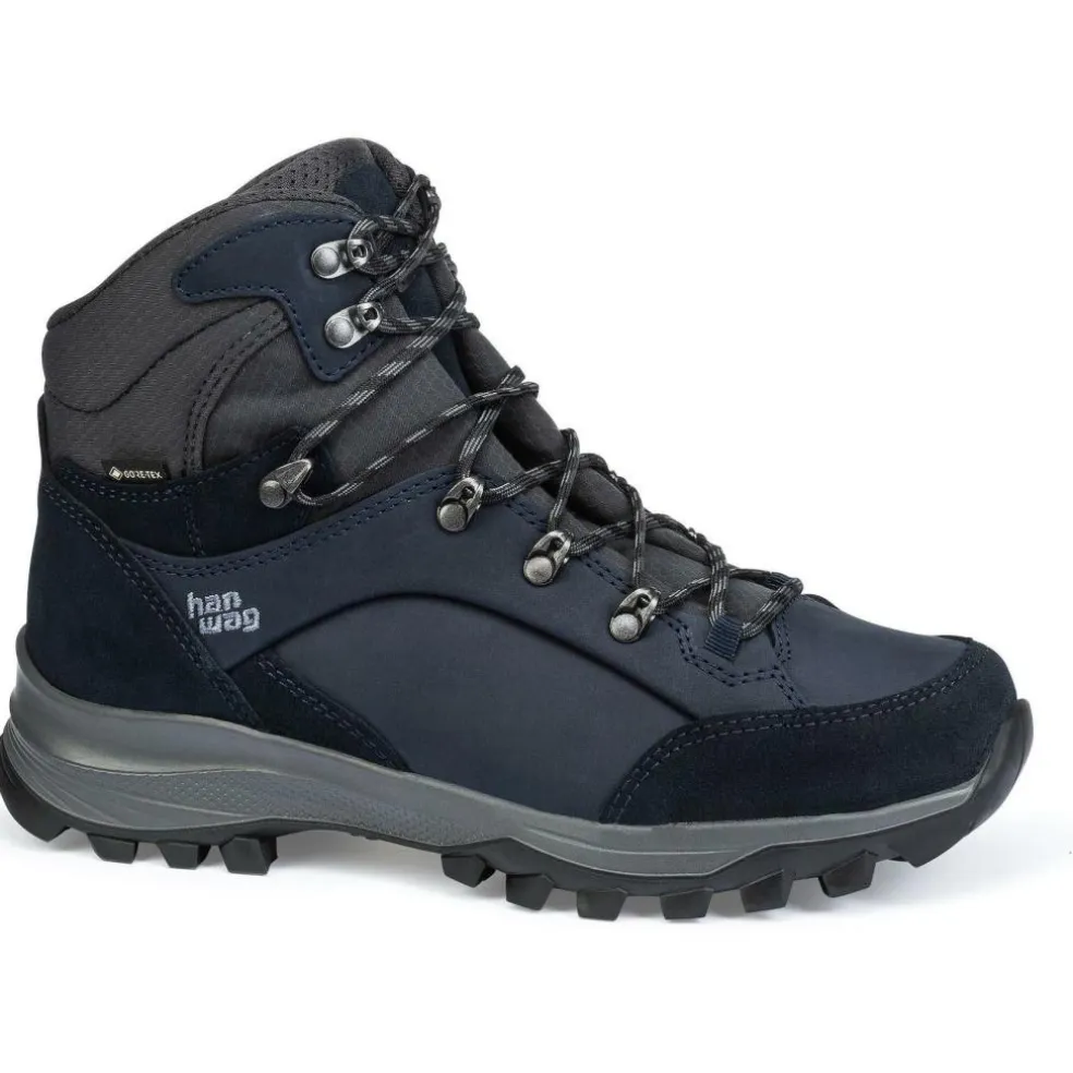 Hanwag Banks Narrow Lady GTX wandelschoenen dames navy asphalt