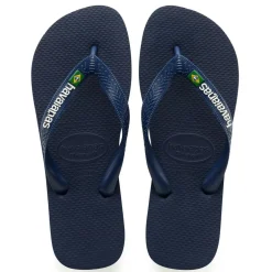 Havaianas Brasil Logo slippers junior navy blue