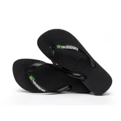 Havaianas Brasil Logo slippers black