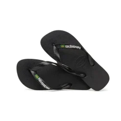 Havaianas Brasil Logo slippers black