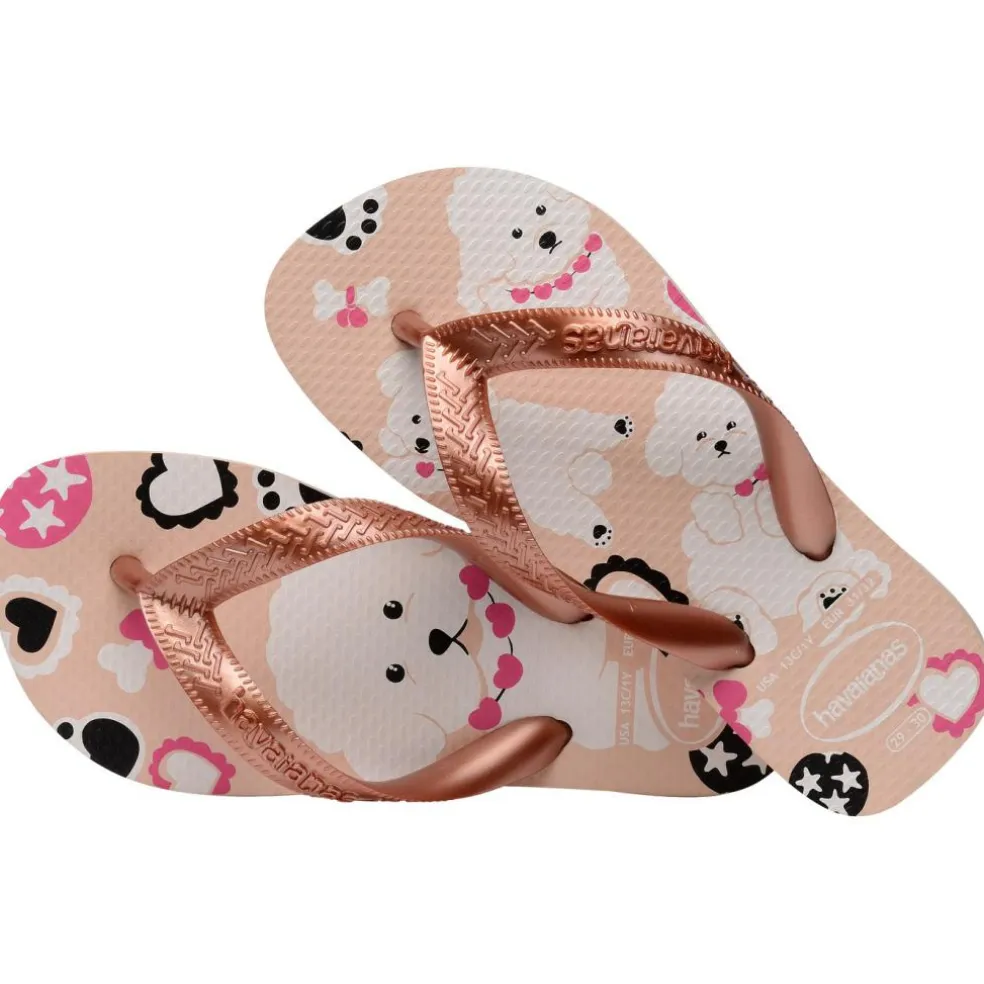 Havaianas Kids Top Pets Ballet slippers junior rose golden blush