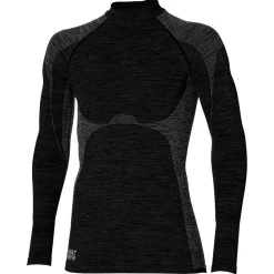 Heatkeeper Functional LS thermoshirt heren black melange