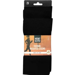 Heatkeeper thermobroek dames black 2-pack
