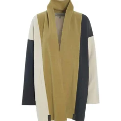 Henriette Steffensen  Cardigan Patch vest dames olive sb kit
