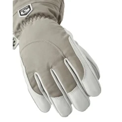 Hestra Heli Ski handschoenen dames khaki offwhite
