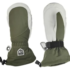 Hestra Heli Ski wanten dames olive off white