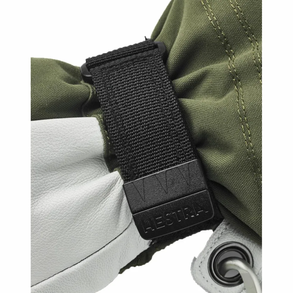 Hestra Heli Ski wanten dames olive off white