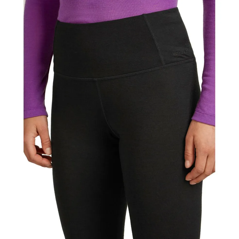 Icebreaker 200 Oasis High Rise thermobroek dames black