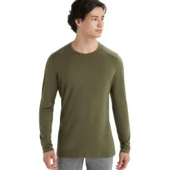 Icebreaker 200 Oasis LS thermoshirt heren loden