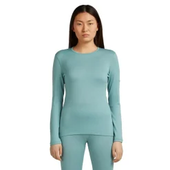 Icebreaker 260 Tech LS Crewe thermoshirt dames hydro