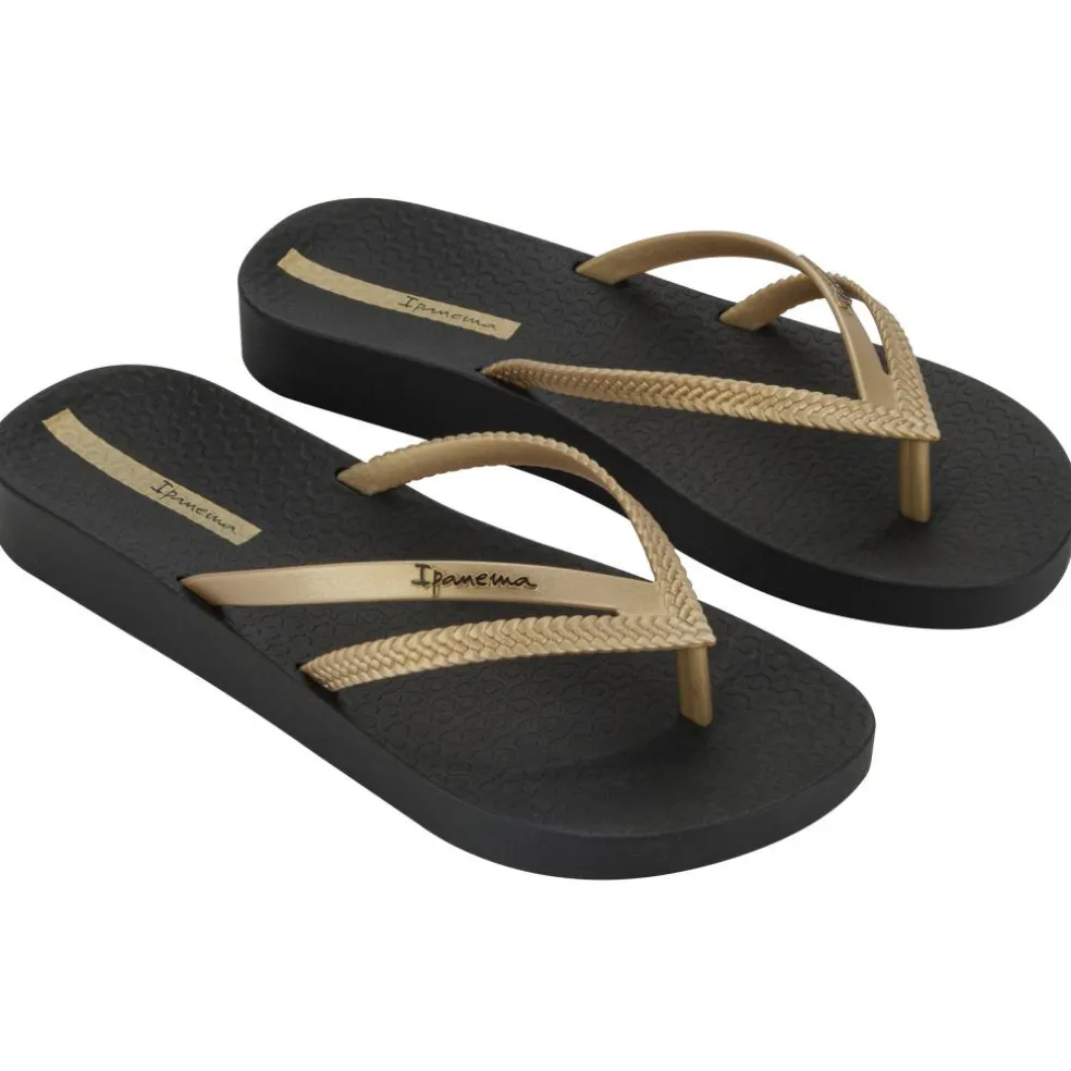 Ipanema Anatomic Bossa Soft slippers dames black gold
