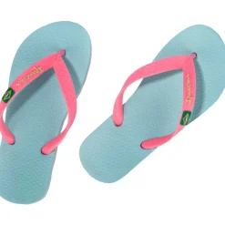 Ipanema Classic Brasil slippers kids blue pink