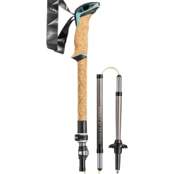 Leki Cressida FX Carbon wandelstokken brown metallic mint