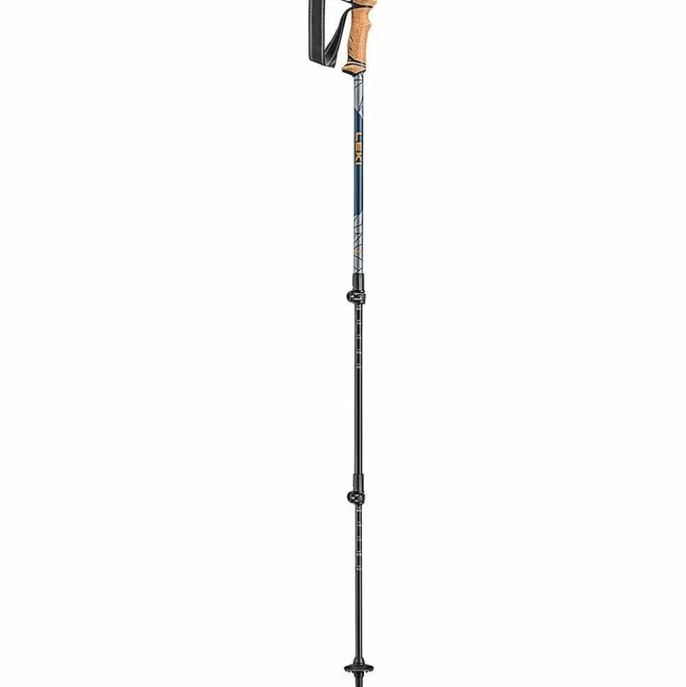 Leki Legacy Lite wandelstokken orange denim blue light anthracite