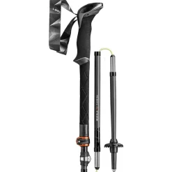 Leki Makalu FX Carbon wandelstokken black orange natural carbon