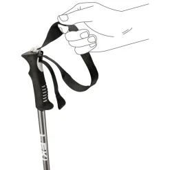 Leki Primacy skistokken black light anthracite white