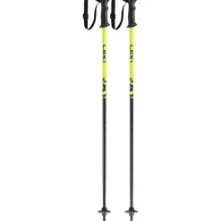Leki Rider skistokken junior black neon yellow white
