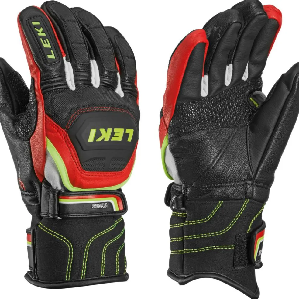Leki Worldcup Race Flex S handschoenen junior black red