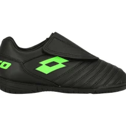 Lotto Milano 700 ID K zaalvoetbalschoenen junior all black spring green