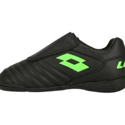Lotto Milano 700 ID K zaalvoetbalschoenen junior all black spring green