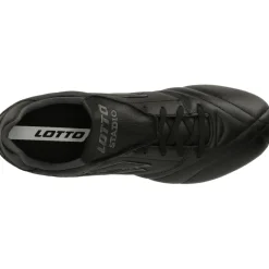 Lotto Stadio 200 FG voetbalschoenen heren all black asphalt