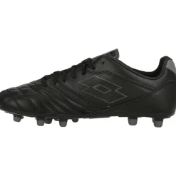 Lotto Stadio 300 III FG voetbalschoenen heren all black asphalt