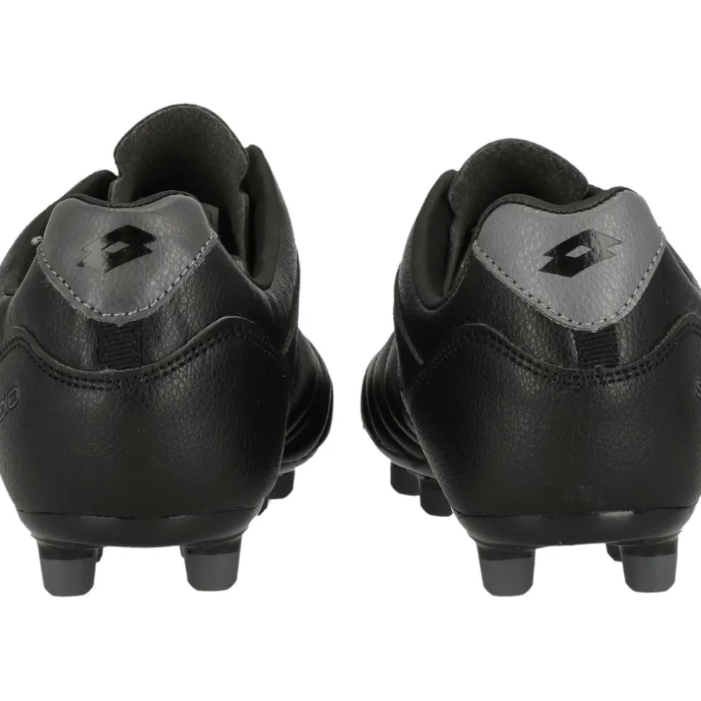 Lotto Stadio 300 III FG voetbalschoenen heren all black asphalt