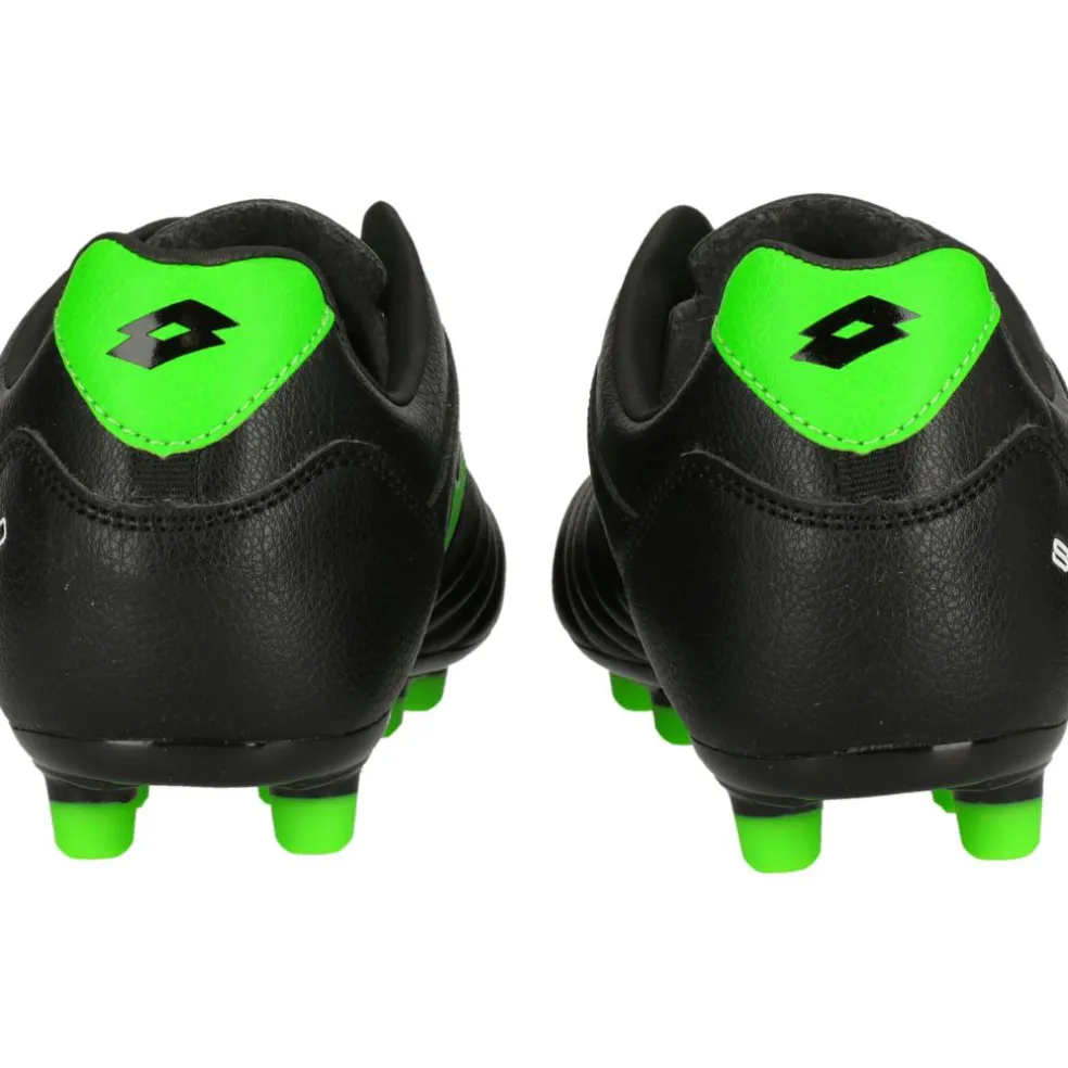 Lotto Stadio 300 III FG voetbalschoenen heren all black spring green