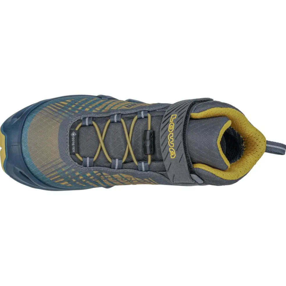 Lowa Merger GTX CQ Mid wandelschoenen junior petrol mustard