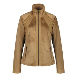 Luhta Altovaara fleece vest dames brown