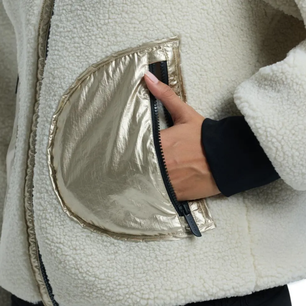 Luhta Iskoinen fleece vest dames powder