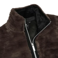 Luhta Isolahti fleece vest dames dark brown