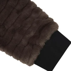 Luhta Isolahti fleece vest dames dark brown