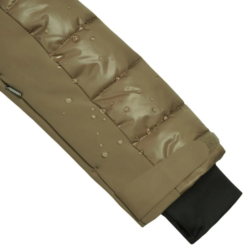 Luhta Mallatunturit softshell winterjas dames brown