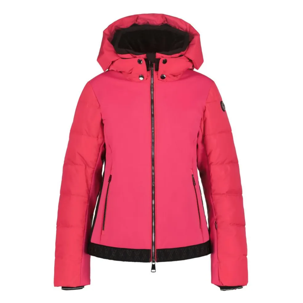 Luhta Salmivaara softshell winterjas dames raspberry