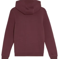 Lyle & Scott  Brush Back Pullover hoodie junior burgundy