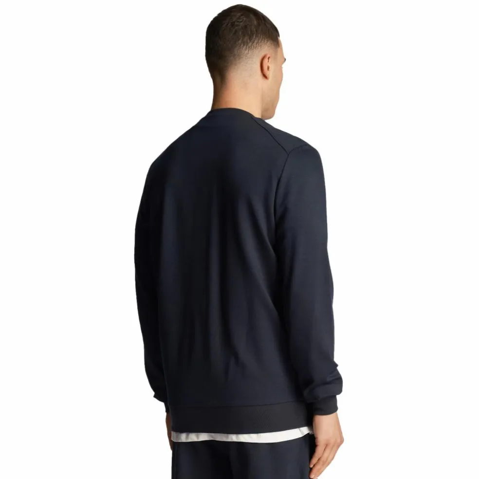 Lyle & Scott Fly fleece sweater heren dark navy