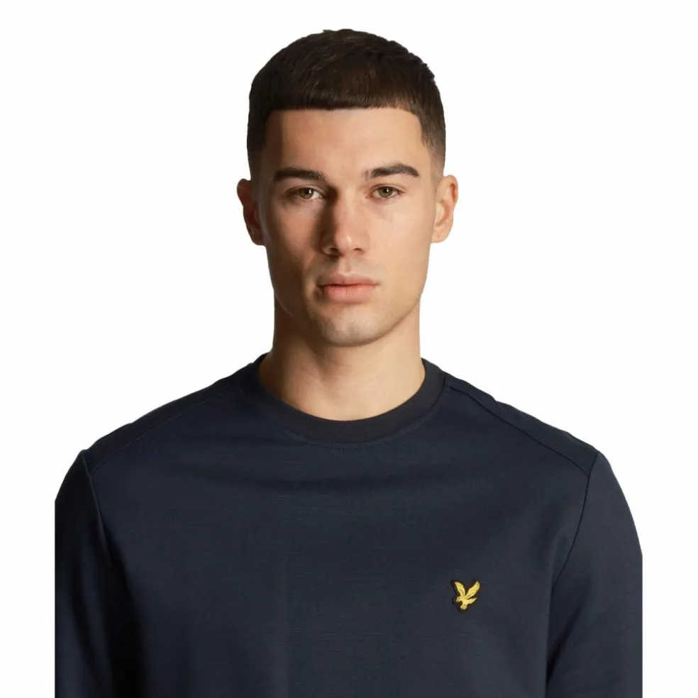 Lyle & Scott Fly fleece sweater heren dark navy