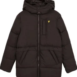 Lyle & Scott  Ripstop Quilted Puffer jas junior jet black