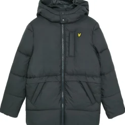 Lyle & Scott Ripstop Quilted Puffer jas junior dark navy