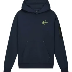 Malelions Counter hoodie junior navy bright yellow