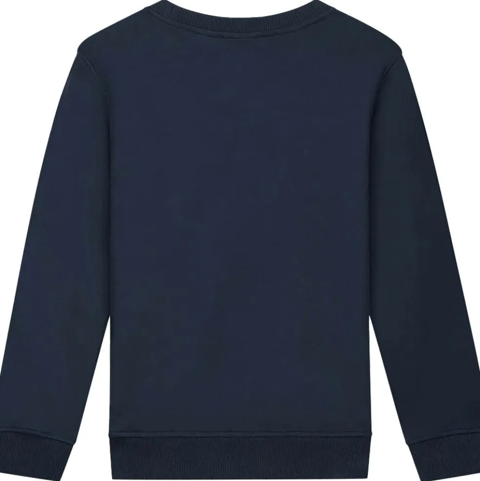 Malelions Counter sweater junior navy bright yellow