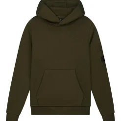 Malelions Nylon Pocket hoodie junior moss green