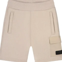 Malelions Nylon Pocket short junior taupe