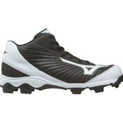 Mizuno 9 Spike Advanced Franchise 9 MID 11GP175090 korfbalschoenen dames zwart wit